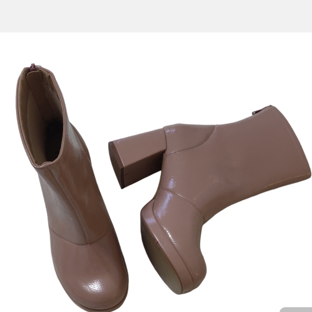 Journee Collection Nude Boots.